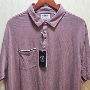 Linksoul Polo Shirt Mens XL Purple Tempus Fugit Corona Premier Cotton Golf
